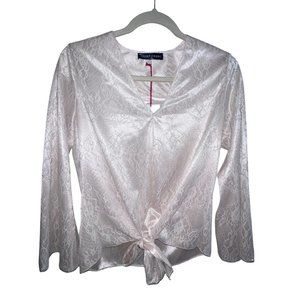 white pearl lace set